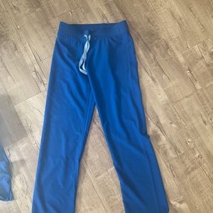Royal blue scrub pants